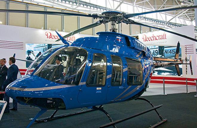 Jet Transfer  привезла на JetExpo 2014 вертолет Bell-407GX