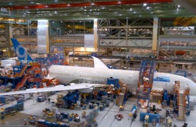 Авиастроитель Boeing начал сборку первого самолета Boeing 787-9