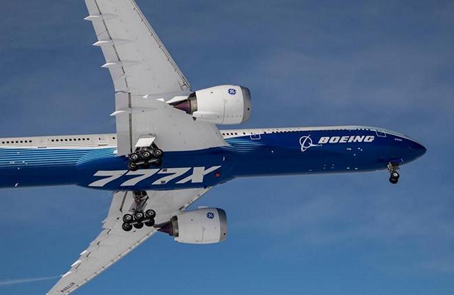 Из-за дефекта самого большого авиадвигателя приостановлены испытания самолета Boeing 777-9