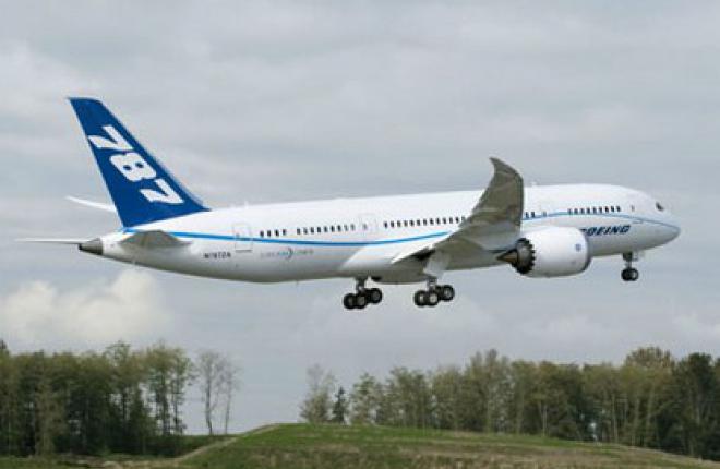 Boeing завершил испытания самолета 787-8 с двигателями GEnx