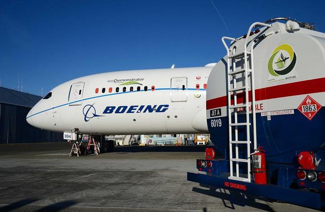 испытания  топлива из возобновляемых источников продолжаются с участием самолета Boeing 787 в рамках программы ecoDemonstrator