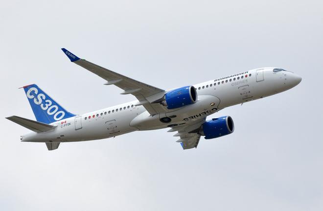 Самолет Bombardier CS300