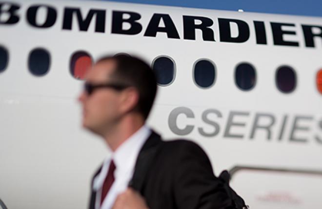 Несмотря на политические осложнения, в Bombardier уверены, что сделка по продаже ИФК 32 самолетов CS300 состоится :: Леонид Ферберг // transport-photo.com