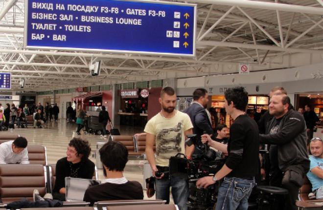 В феврале пассжиропоток аэропорта Борисполь сократися на четверть