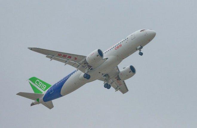 китайский среднемагистральный самолет Comac C919 