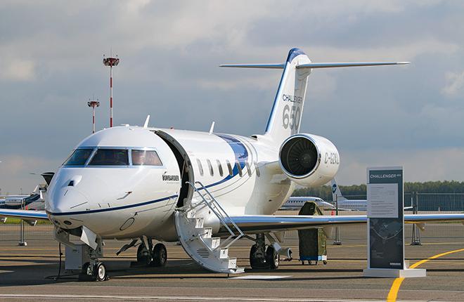 Challenger 650 прилетел с сертификатом