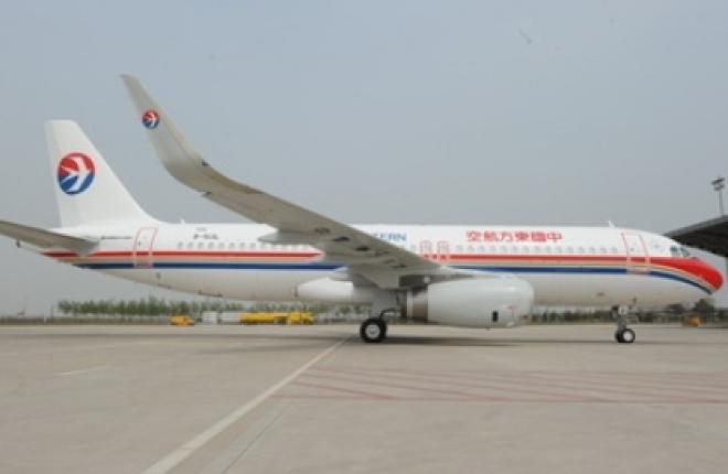 Авиакомпания China Eastern получила первый A320 с законцовками крыла sharklets, 