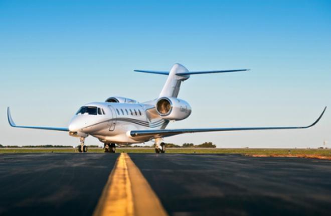 Бизнес джет Cessna Citation X - самый скоростной серийный гражданский самолет