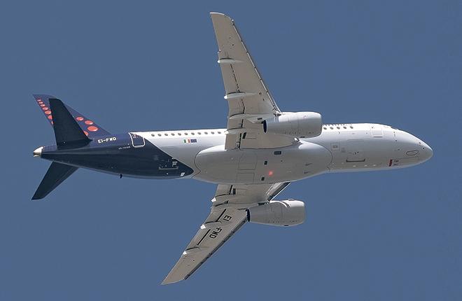 CityJet предоставит бельгийской авиакомпании Brussels Airlines три SSJ 100 сроком на два года