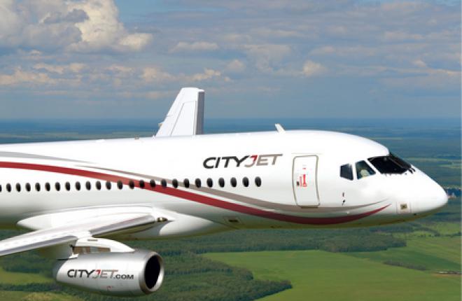 SSJ 100 в ливрее CityJet :: CityJet CityJet сдаст первые SSJ 100 в мокрый лизинг
