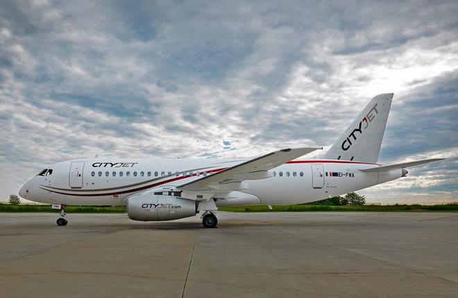 Ирландская CityJet получила первый SSJ 100