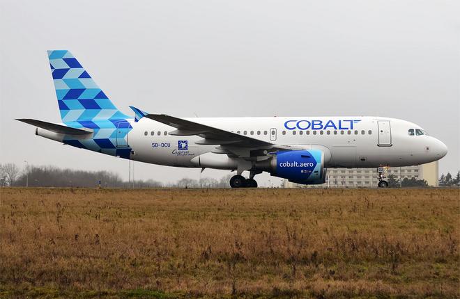 Самолет A319 авиакомпании Cobalt Air