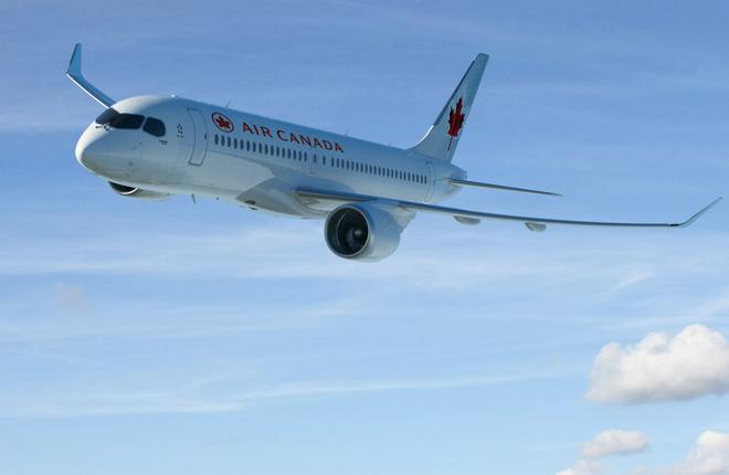 Air Canada согласилась купить 45 самолетов Bombardier CS300