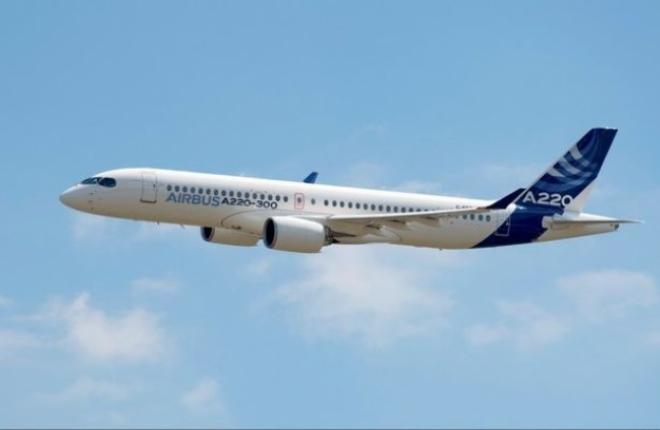 Теперь самолеты семейства Airbus A220, эксклюзивно оснащаемые двигателями PW1500G, смогут летать по стандартам ETOPS до трех часов :: Pratt & Whitney Airbus A220-300