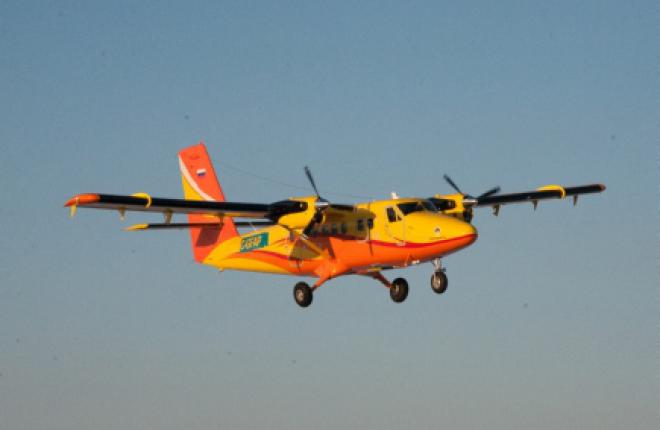 В Россию доставлен первый самолет DHC-6 для "Роснефти"