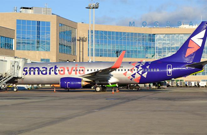 Самолет Boeing 737-800 авиакомпании Smartavia