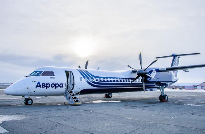 Самолет рассчитан на перевозку 70 пассажиров :: "Аврора" Авиакомпания "Аврора" получила четвертый самолет Bombardier Q400