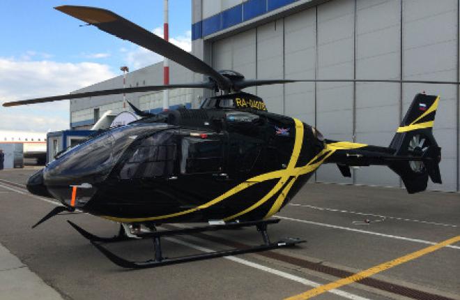 На JetExpo представлен вертолет EC135 в VIP-комплектации