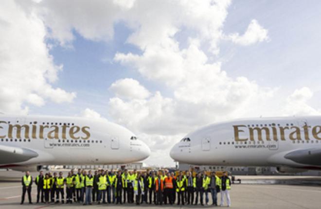 Авиакомпания Emirates получила сразу два Airbus A380 :: Emirates Авиакомпания Emirates получила сразу два Airbus A380