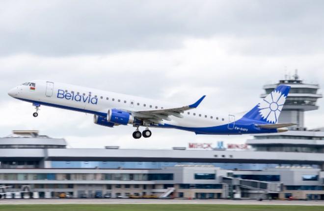 Новый Embraer E195 для "Белавиа"