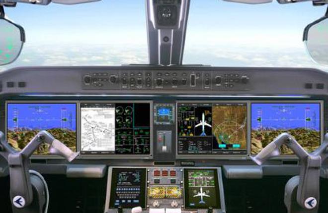 Компания Embraer выбрала авионику для E-Jet второго поколения