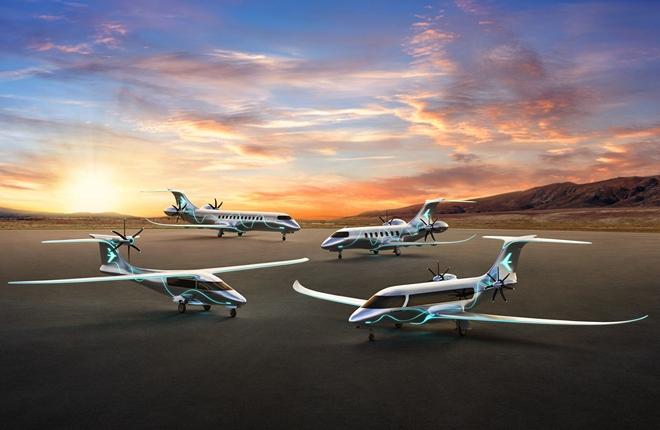 Embraer представил концепт линейки экологичных самолетов для местных авиалиний в размерности от 9 до 50 мест