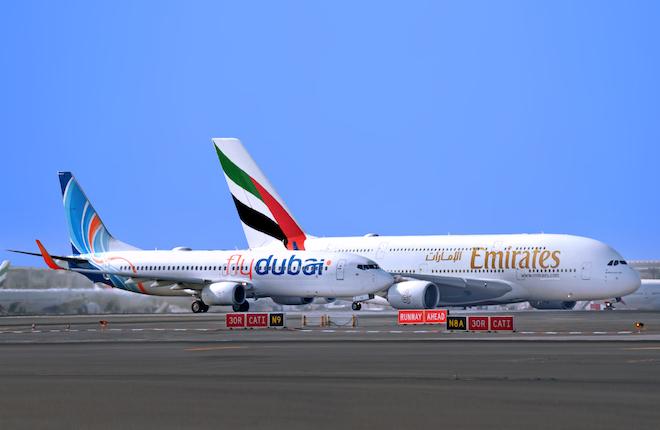 flydubai Boeing 737  Airbus A380 Emirates