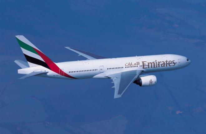 Emirates увеличила объем провозной емкости на маршруте Дубай--Москва на 40%