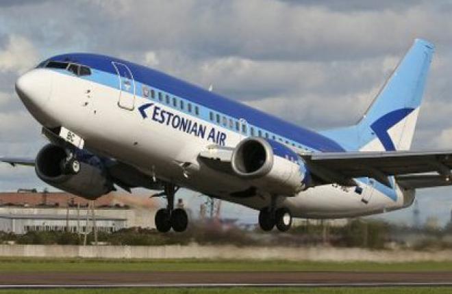 Пассажиропоток Estonian Air возрос на 33,3%