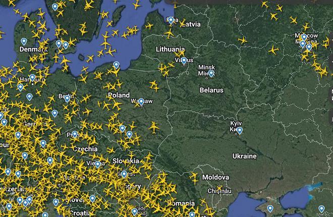 :: Flightradar24 Eurocontrol окажет финансовую поддержку провайдерам ОрВД Украины, Молдавии и Прибалтики