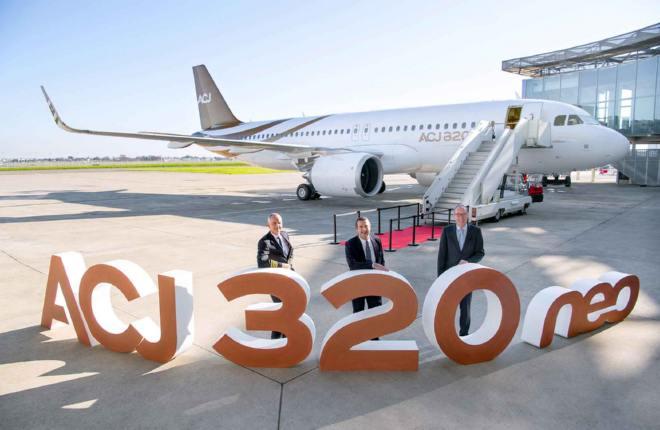 Первый поставленный ACJ320neo