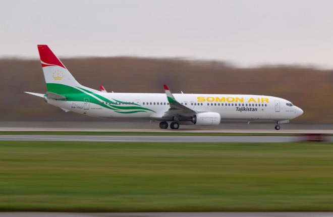 Авиакомпания Somon Air приступит к полетам в Афганистан и Пакистан