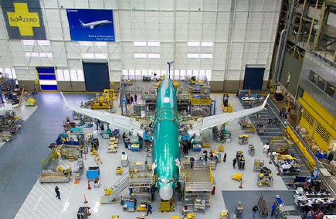 Boeing провел стыковку фюзеляжа первого самолета 737MAX