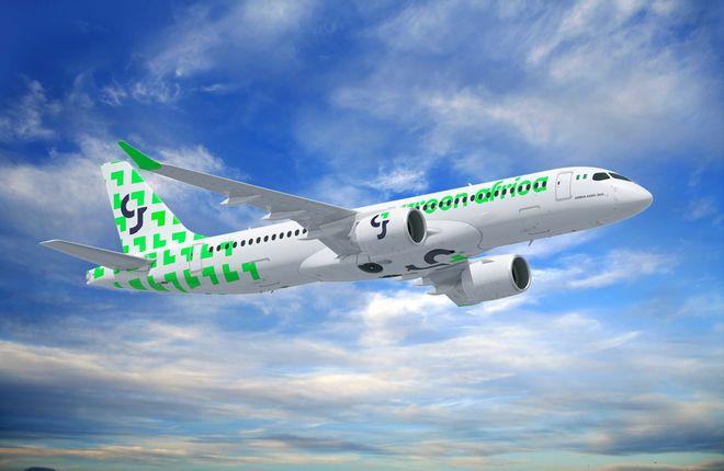Green Africa Airways планирует использовать самолеты Airbus А220-300 (бывшие Bombardier CS300) :: Airbus самолет A220-300 авиакомпании Green Africa