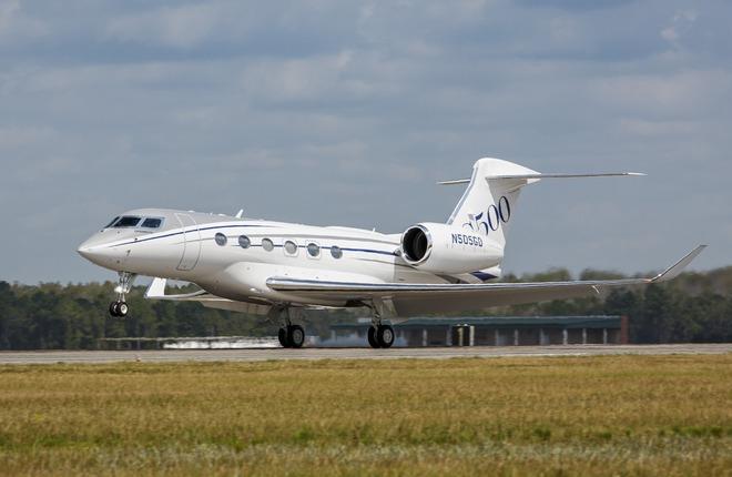 Gulfstream сертифицировал бизнес-джет G500