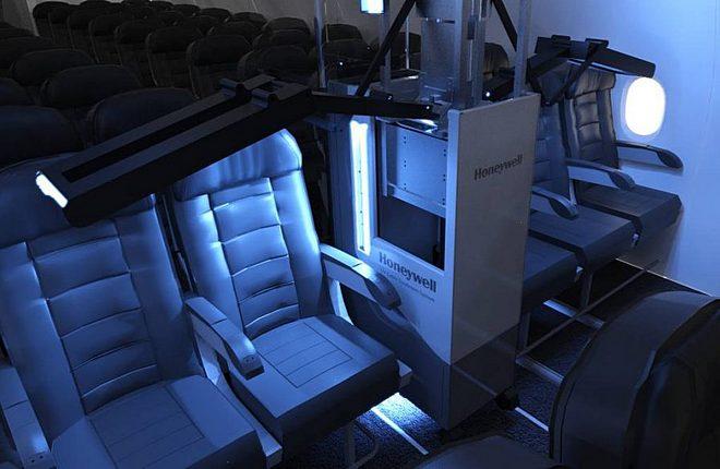 Honeywell совместно с Aveo Engineering, специализирующейся на светодиодном освещении, предлагают использование ультрафиолета для дезинфекции салона :: Honeywell Новые технологии дезинфекции салона помогут вернуть доверие пассажиров