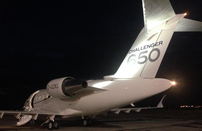 Bombardier впервые поставила самолет Challenger 650 в Россию