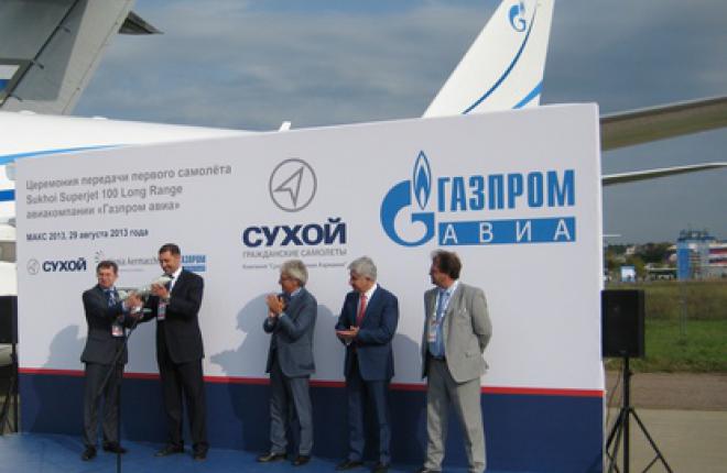 Авиакомпания «Газпромавиа» получила первый самолет SSJ100 LR