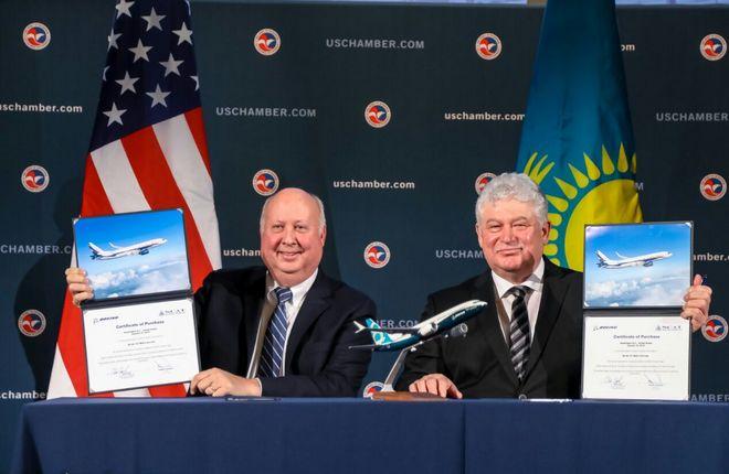 Подписание соглашения о сотрудничестве между Boeing и SCAT