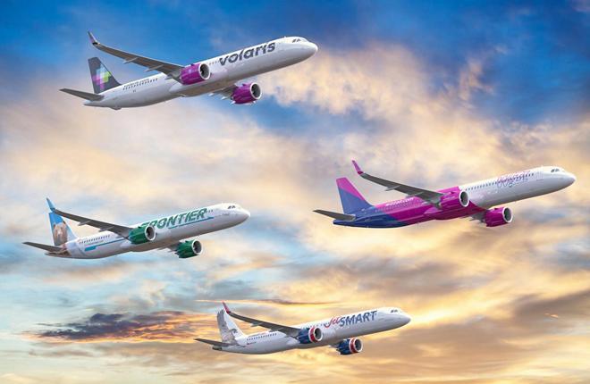 Инвестиционный фонд Indigo Partners разместил заказ на 255 самолетов Airbus на Dubai Airshow 2021