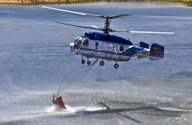 "Вертолеты России" поставят в Китай первый пожарный вертолет Ка-32А11ВС