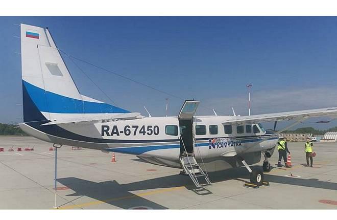  9-местный однодвигательный поршневой Cessna Grand Caravan EX авиакомпании Камчатка (бортовой регистрационный номер RA-67450)