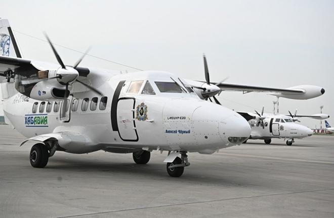 Региональная авиакомпания «Хабаровские авиалинии» пополнила флот двумя новыми турбовинтовыми самолетами L-410 UVP-E20