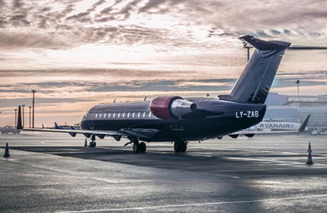 KlasJet эксплуатирует бизнес-джеты Bombardier в необычной раскраске