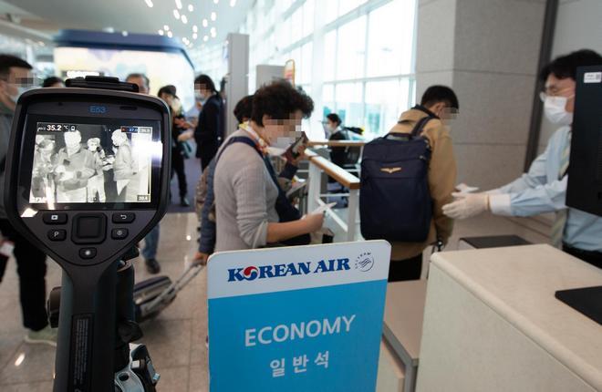 На стойке регистрации Korean Air