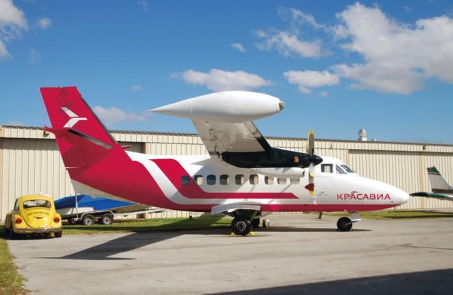В распоряжении "КрасАвиа" находится пять L-410 :: "КрасАвиа" ФОТО: "КрасАвиа" проведет ребрендинг