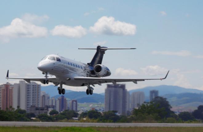 Новый бизнес-джет Embraer Legacy 500 совершил первый тестовый полет