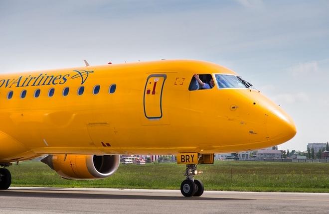 Embraer E195 "Саратовских авиалиний"