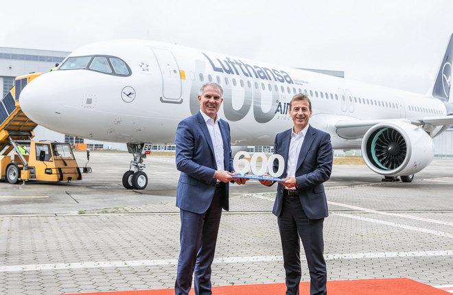 Lufthansa получила 600-й самолет Airbus