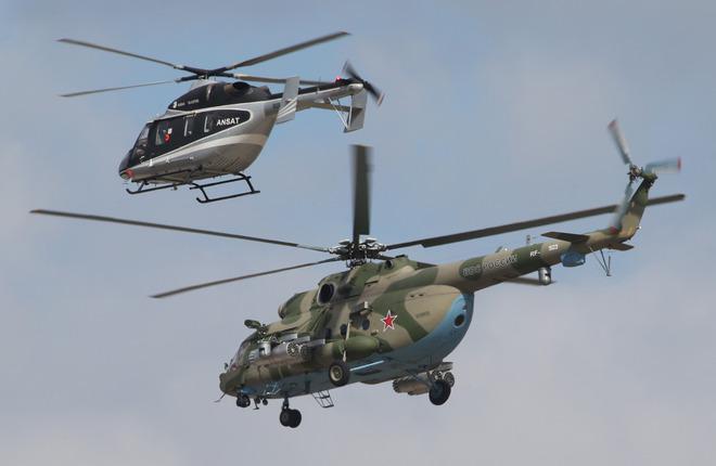 Вертолеты Ми-171 и "Ансат"